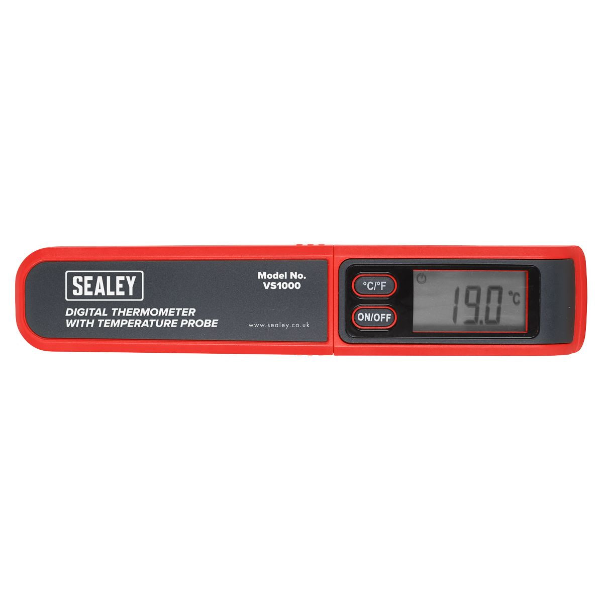 Sealey Digital Thermometer with Temperature Probe VS1000