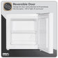Baridi Mini Tabletop Fridge/Freezer, 31L Capacity - White DH254