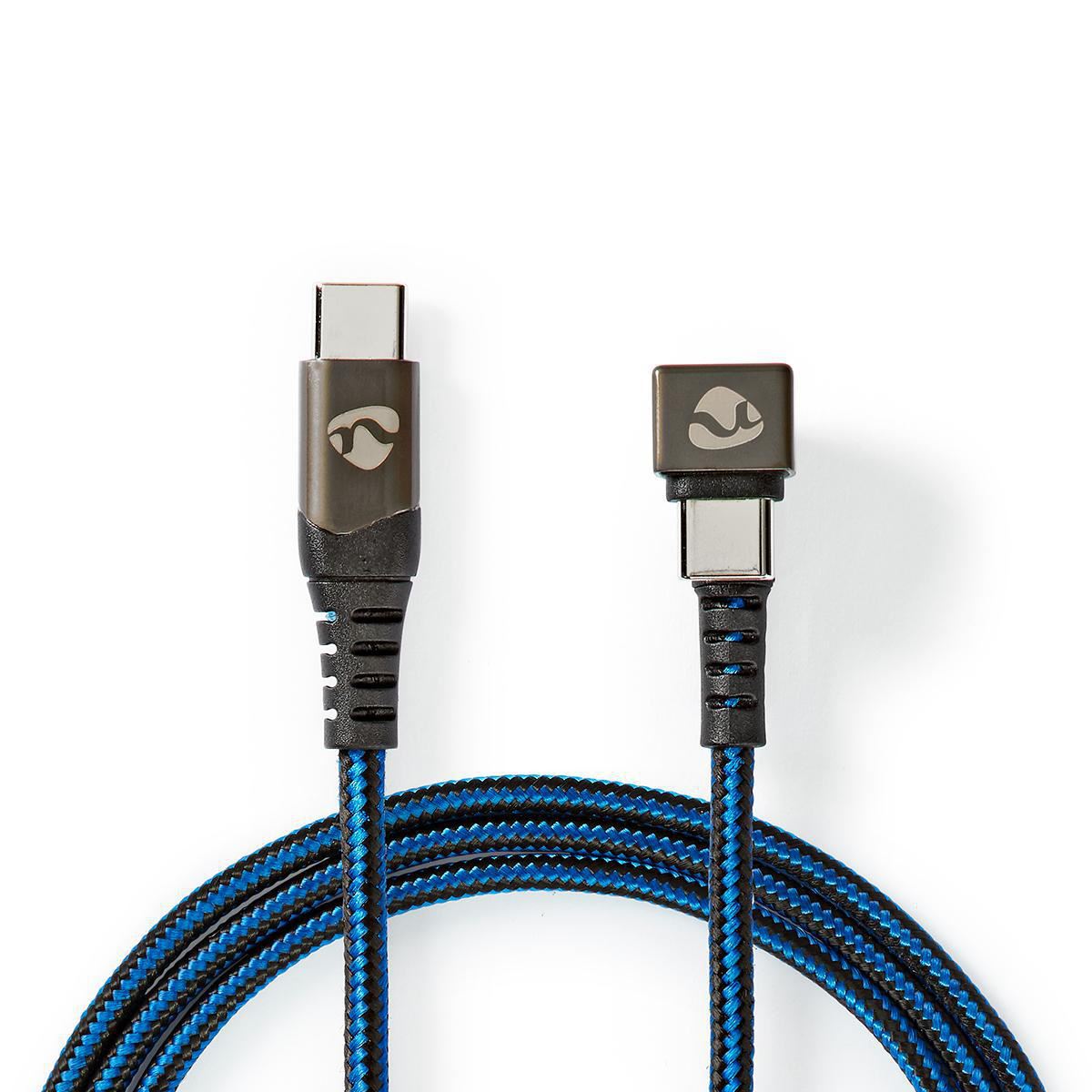 Nedis USB Cable USB 2.0 USB Type-C Male USB Type-C Male 480 Mbps Gold Plated 1m - GCTB60700BK10