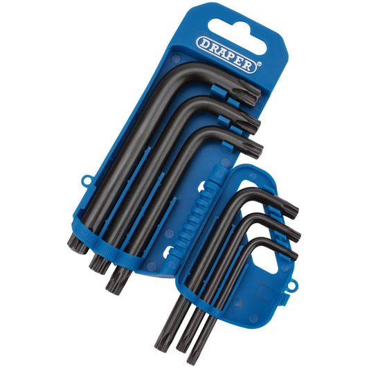 Draper 6 PIECE TX-STAR SECURITY KEY SET T25 T30 T40 T45 T50 T55 - FREE P&P