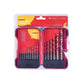 15 Piece Hss Drill Bit Set Titanium Coated In Storage Case High Quality Parts - F1132