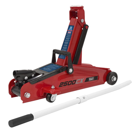 Sealey Heavy-Duty Trolley Jack 2.5 Tonne 2500CX