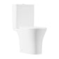 Baridi Close-Coupled Toilet Soft Close Seat, Dual Flush Cistern & Rimless Flush
