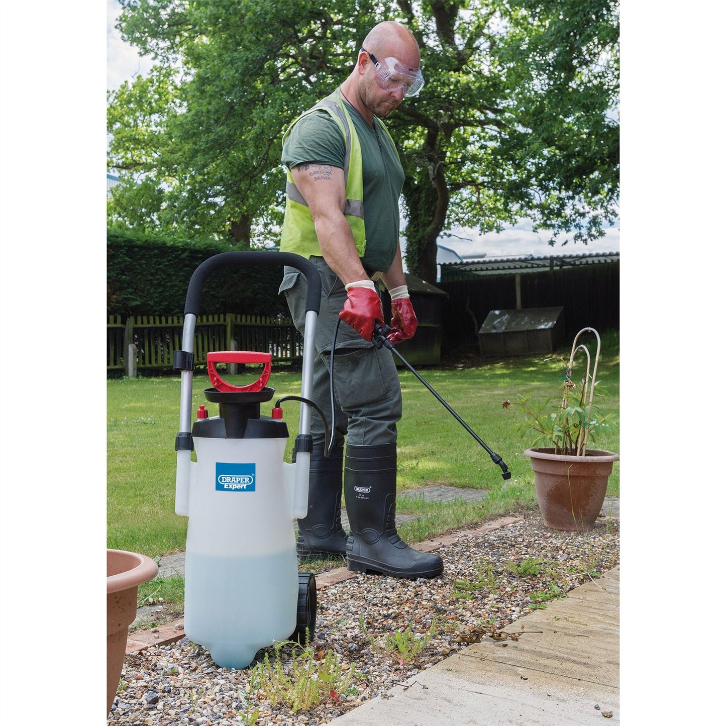 Draper Expert EPDM Trolley Pump Sprayer, 15L EWS-12-EPDM - 82583