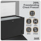 Baridi Freestanding Chest Freezer 299L Capacity - Black DH261