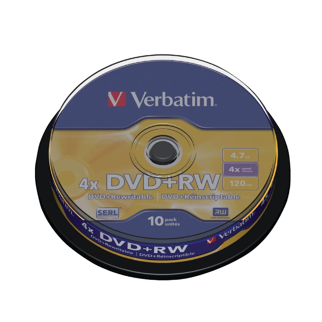 Verbatim DVD+RW Matt Silver