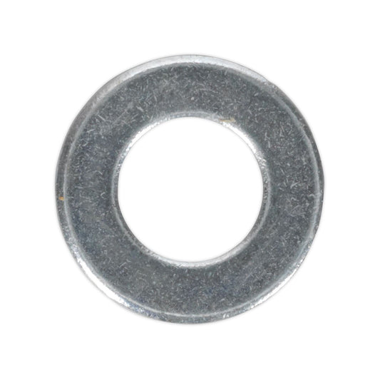 Sealey Flat Washer DIN 125 - M8 x 17mm Form A Zinc Pack of 100 FWA817
