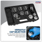 Sealey Brake & Clutch Pressure Bleeder Cap Set 10pc VS0204D