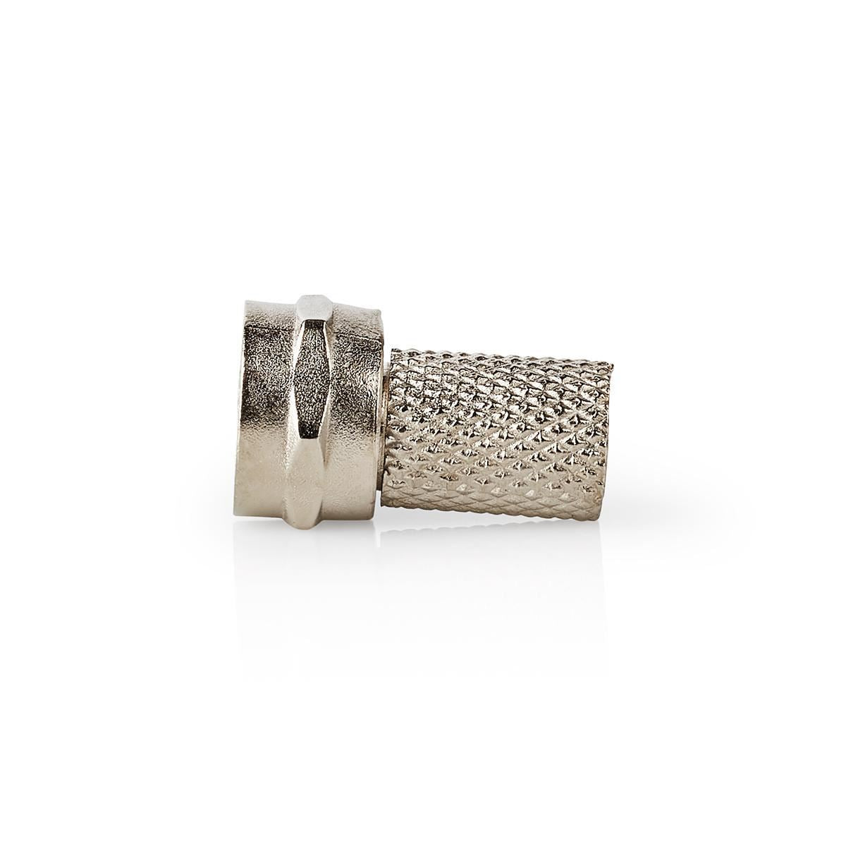 Nedis F Connector Male For 7.5mm Coaxial Cables 25 pieces Metal - CSVC41908ME