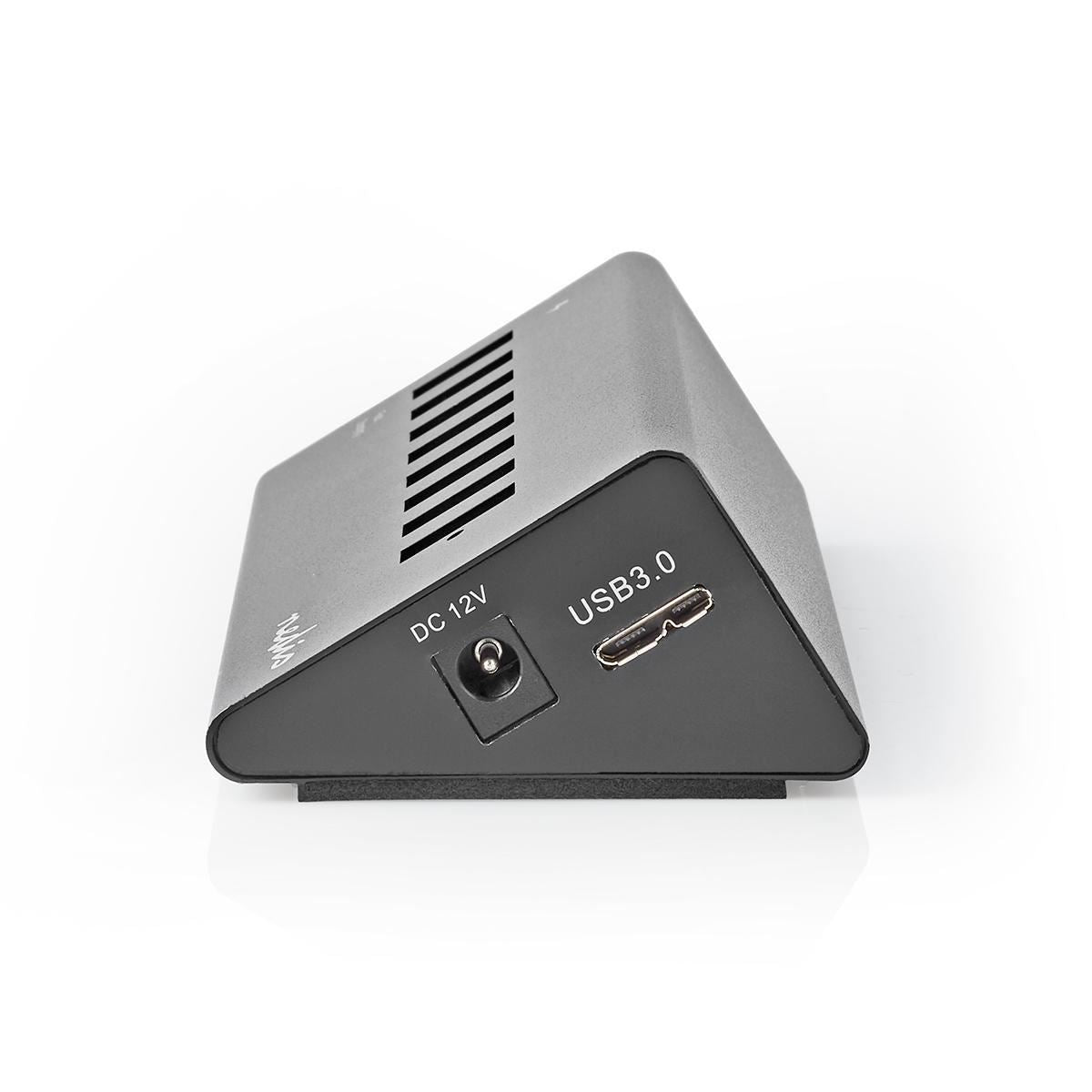 Nedis USB Hub 8-Port USB 3.0 Powered QC3.0 5 Gbps - UHUBUP3810BK