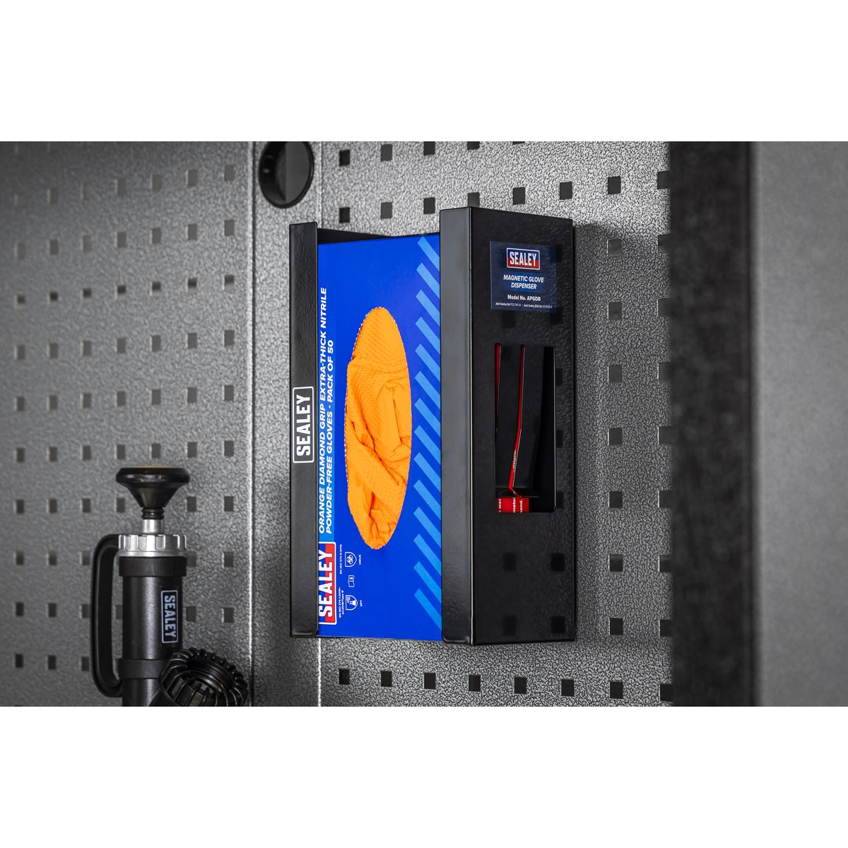 Sealey Magnetic Glove Dispenser - Black APGDB