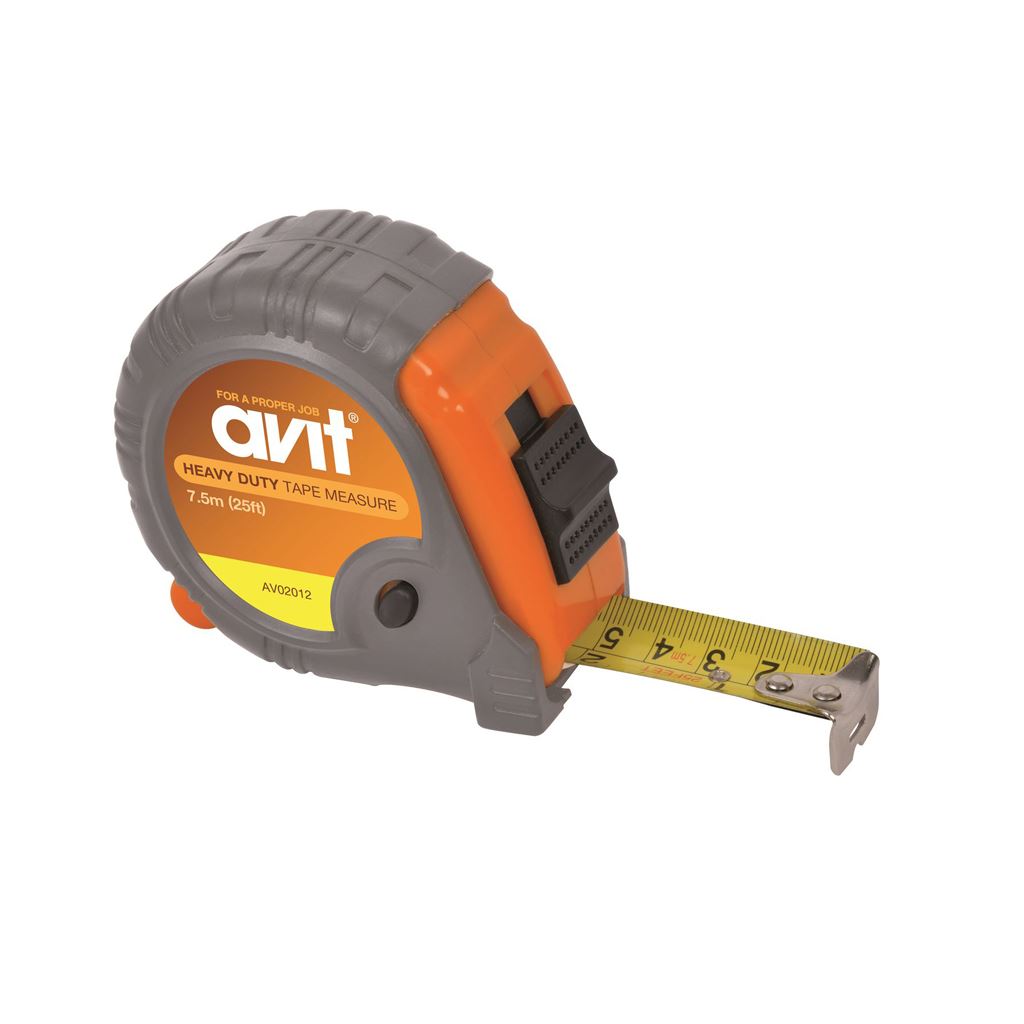 Avit Heavy Duty Tape Measure 7.5m AV02012