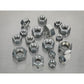 Sealey Steel Nut Assortment 320pc 1/4"-1/2"UNF AB029SN