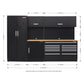 Sealey Premier 3.3m Storage System - Oak Worktop APMSCOMBO2W