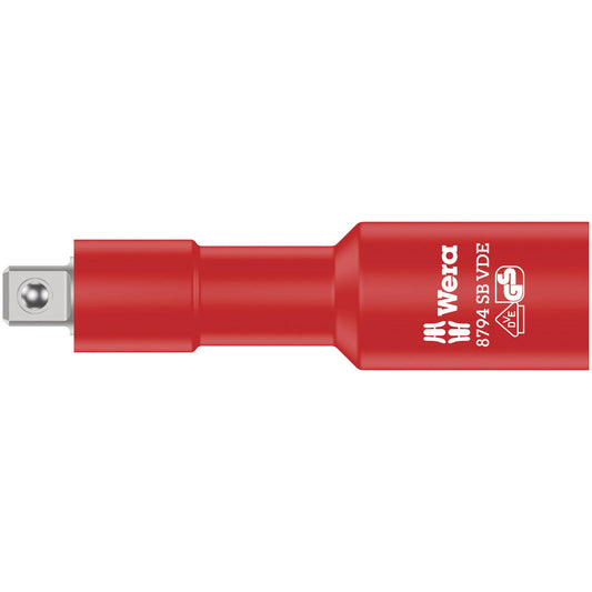 Wera 8794 Sb VDE Short Extension 3/8"  Drive 3/8"/91mm Zyklop 004964