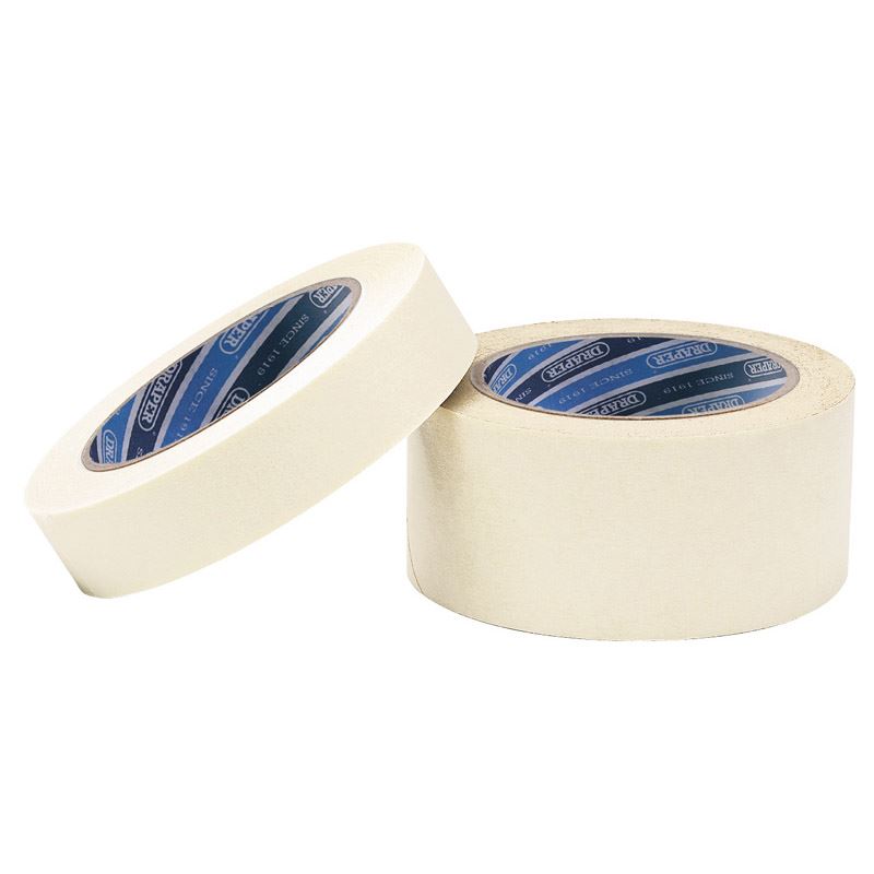 Draper TP-MASKPRO Expert 50M x 25mm Masking Tape Roll - 63478