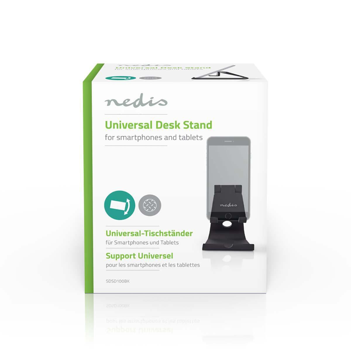 Nedis Smartphone/Tablet Stand Adjustable Black SDSD100BK