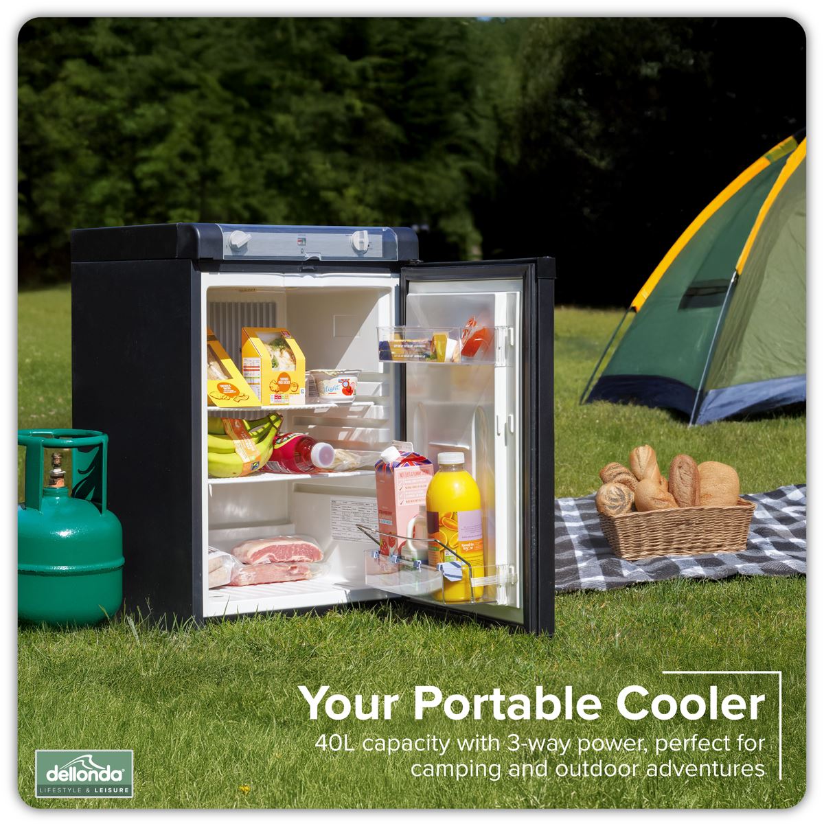 BaridiBaridi Dellonda 3-Way Fridge 40L DL158