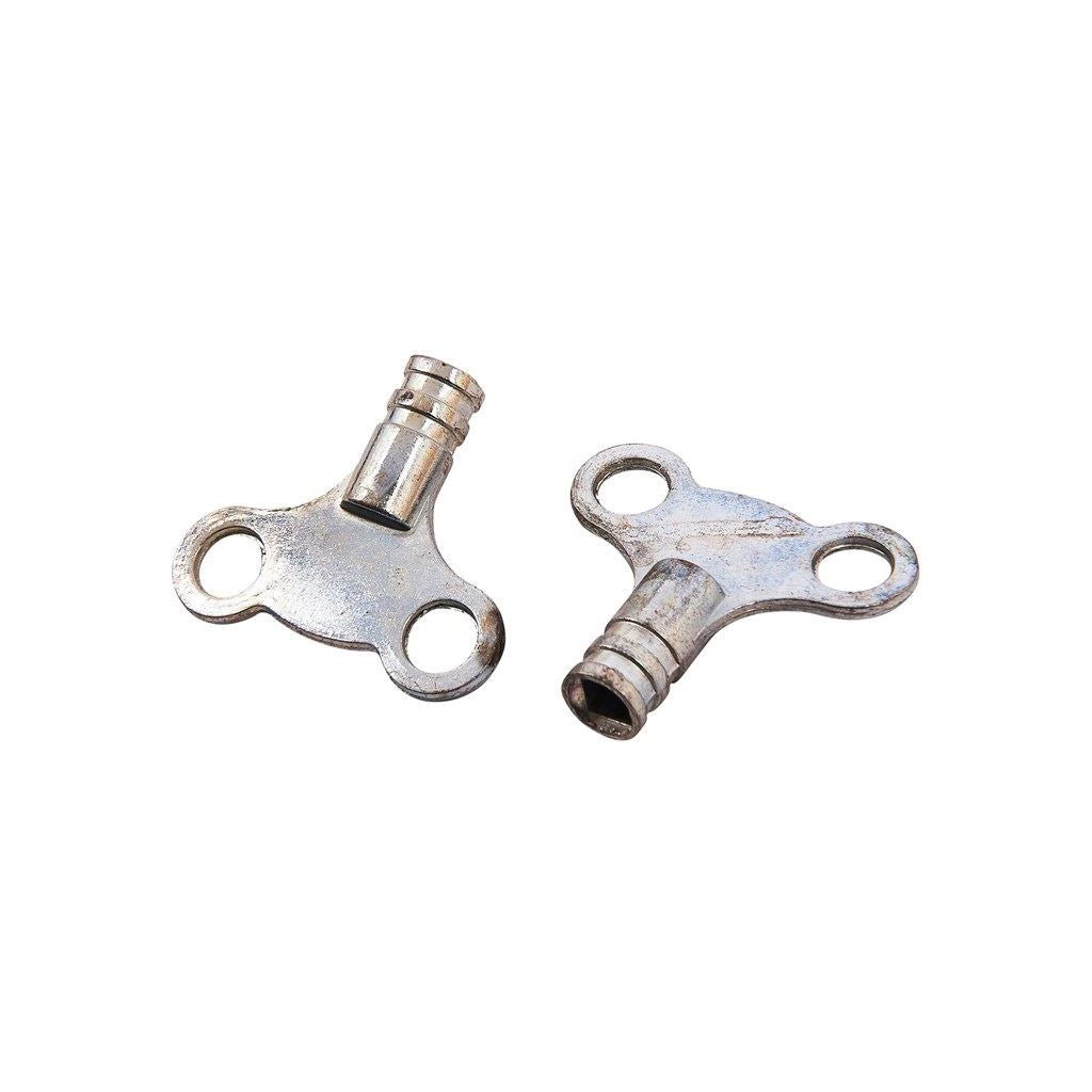 Amtech 2x Solid Radiator Bleed Service Keys Plumbing Tool Key Air Lock Release - C3125