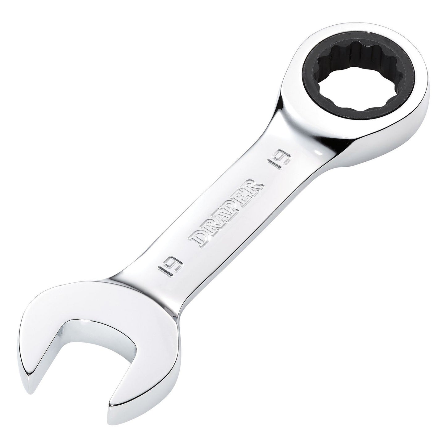 Draper 19mm Stubby Ratcheting Spanner 8230MMS - 27930