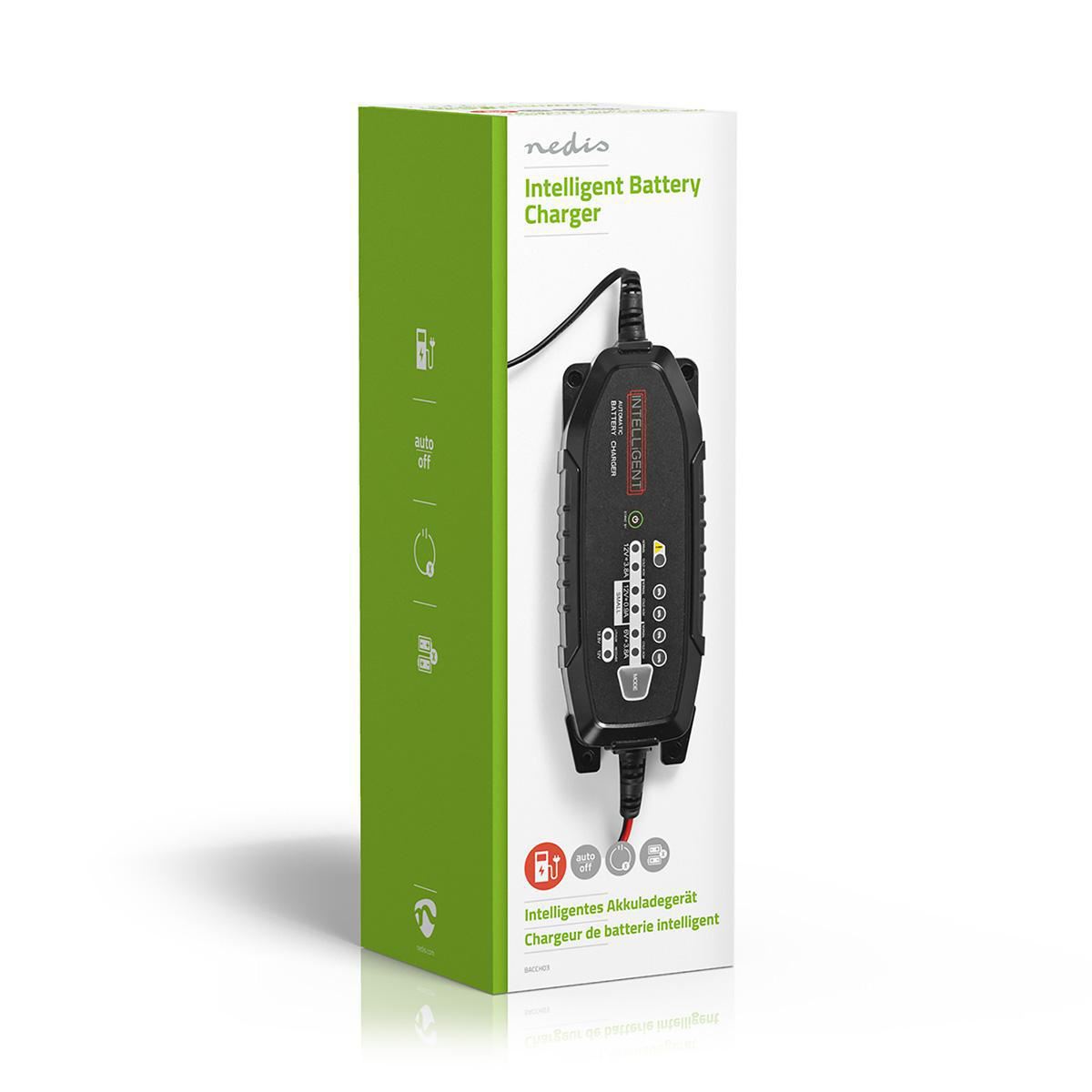 Nedis Lead-Acid Battery charger 3.8A Universal BACCH03