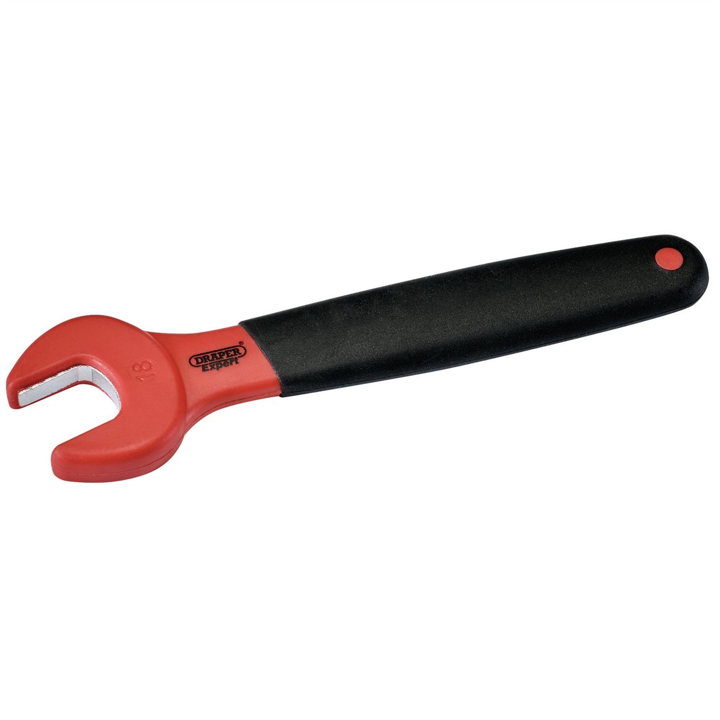 Draper VDE Fully Insulated Open End Spanner (18mm) -No. 99476
