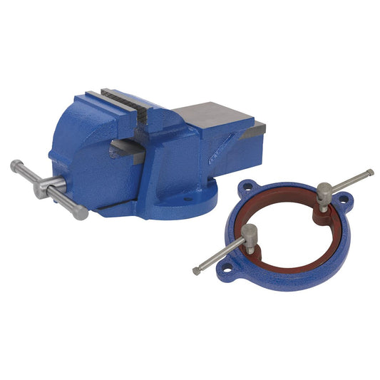 Sealey Professional Heavy-Duty Vice 100mm with Swivel Base CVXTB100COMBO