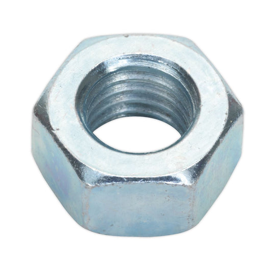 Sealey Steel Nut DIN 934 - M12 Zinc Pack of 25 SN12