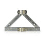 Nedis Satellite Wall Mount Mast Diameter: 32 to 42mm 90mm Wall Distance Steel - SDWM500ME