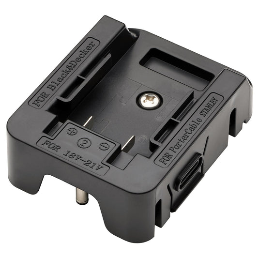 Draper Expert 24W AC/DC Hybrid Work Light Power Tool Battery Adaptor Compatible with BLACK+DECKER, PORTER-CABLE and STANLEY for Stock No. 04673