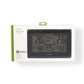 Nedis Weather Station Wireless sensor Alarm clock Weather Forecast - WEST400BK