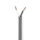 Nedis Flexible Speaker Cable 2x 1.5 mm² 100m Reel Grey COTR15030GY100