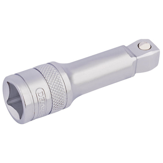 Draper Expert Quality Satin Chrome 1/2" Sq Dr Wobble Extension Bar - 75mm - 16761