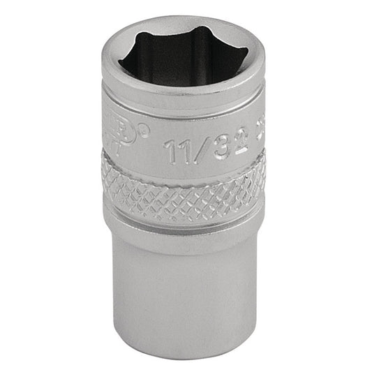 Draper Expert 1/4" Square Drive Imperial Socket (11/32") - 16523