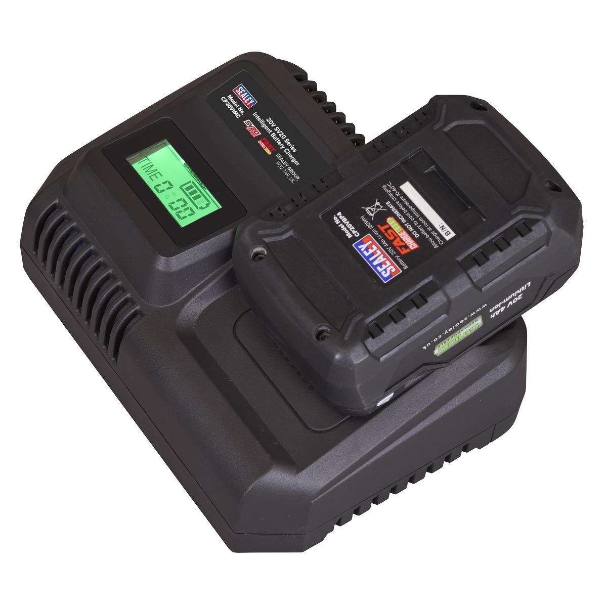 Sealey Intelligent Battery Charger 20V SV20 Series Lithium-ion CP20VIMC