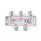 Nedis CATV F-Splitter Max 8.0 dB gain 5 to 1000 MHz 4 Outputs - SSPL400ME