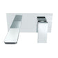Baridi Wall Mounting Basin Mixer Tap, Square - Chrome DH396