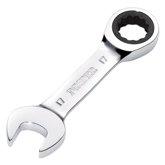 Draper 17mm Stubby Ratcheting Spanner 8230MMS