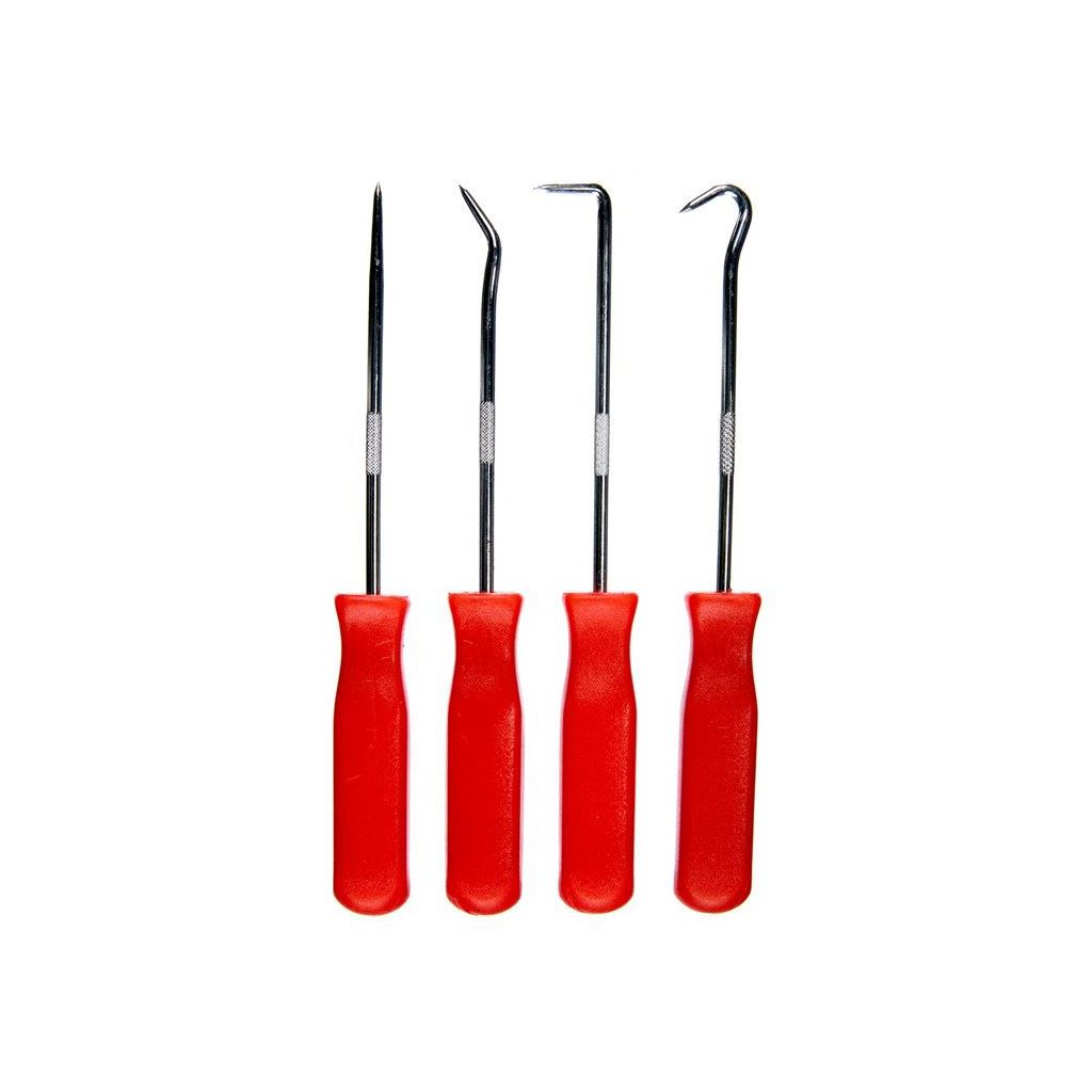 Amtech 4 Hook & Pick Set Probe Tool Clips Switches Ring Oil Tool Set - R0360