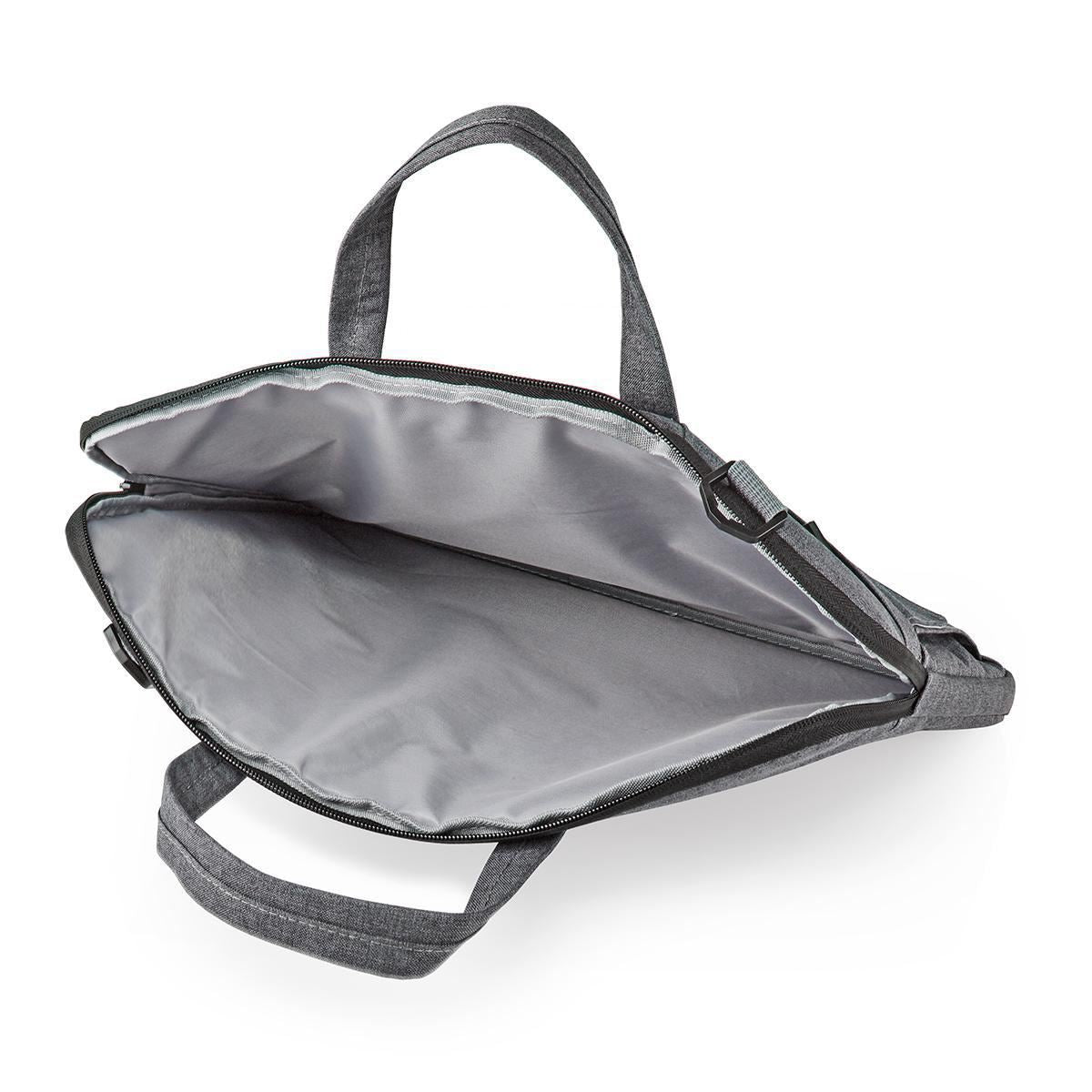 Nedis Notebook Bag Shoulder Strap 8 Storage Pockets 15" to 16" Black - NBBG15150BK