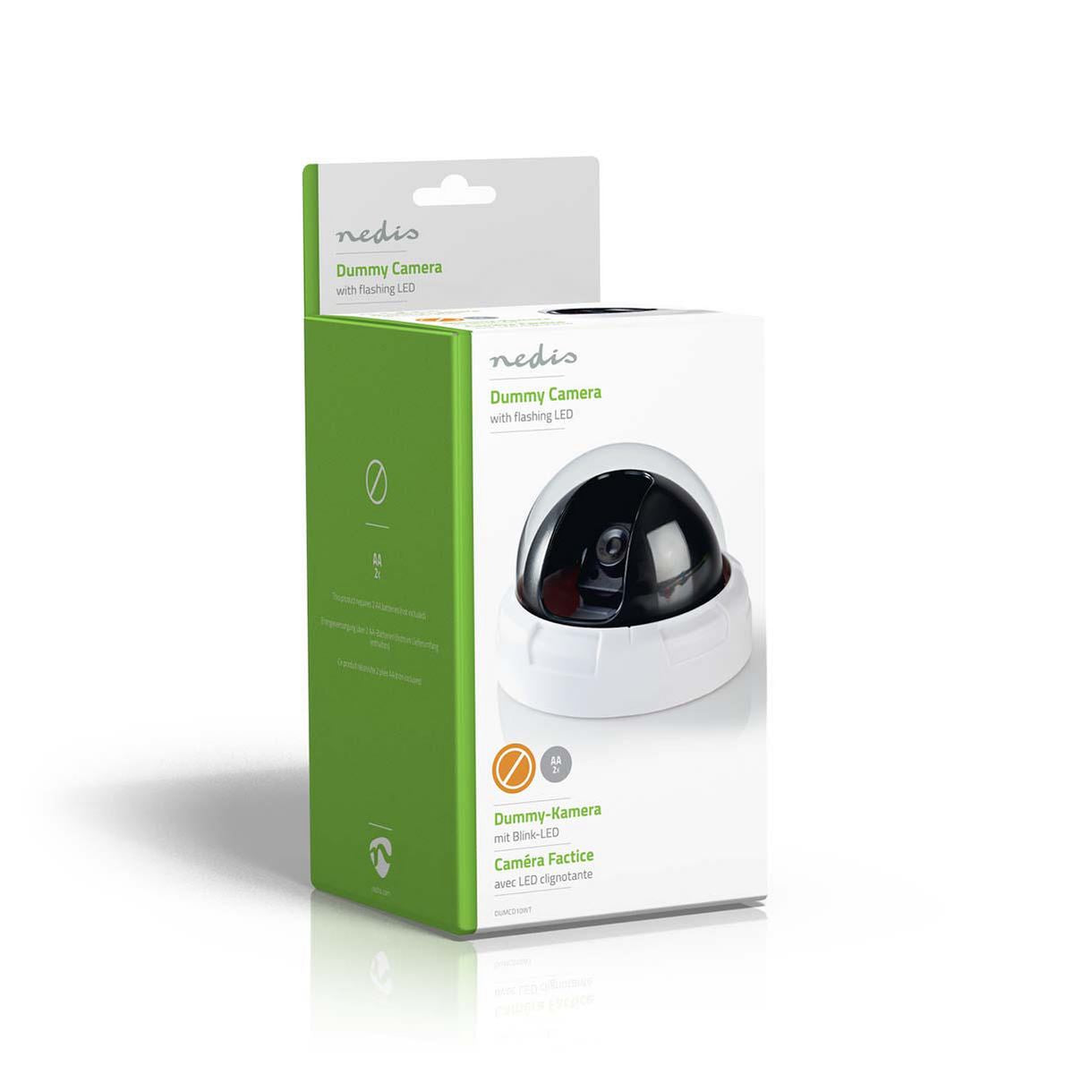 Nedis Dummy Security Camera Dome IP44 White DUMCD10WT