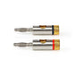 Banana Connector Banana MaleGold- Plated2 piecesAluminiumMetal - CATB26900GD