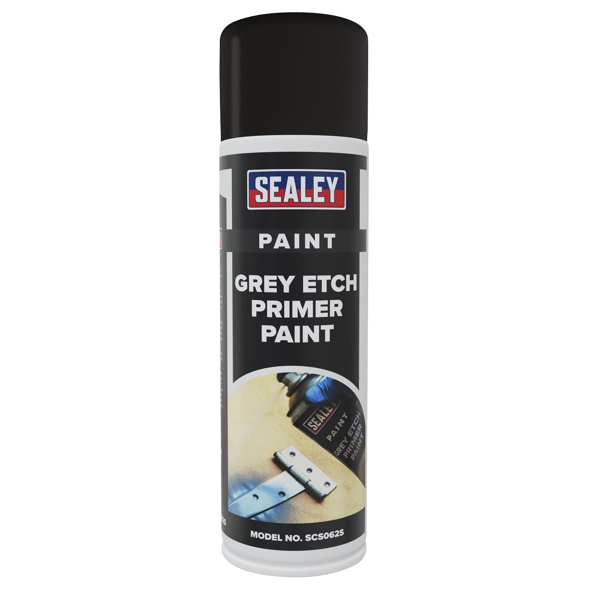 Sealey Grey Etch Primer Paint 500ml - Pack of 6 SCS062