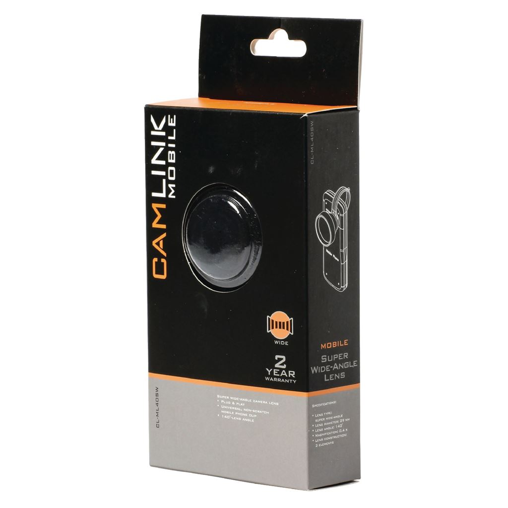 Camlink Mobile phone lens super wide angle 140° - CL-ML40SW
