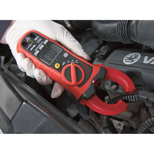 Sealey Prof Auto-Ranging Digital Clamp Meter NCVD - 6-Function TM105