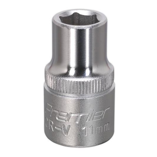 Sealey WallDrive Socket 11mm 1/2"Sq Drive S1211
