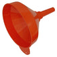 Sealey Funnel Medium 200mm Fixed Spout with Filter F2