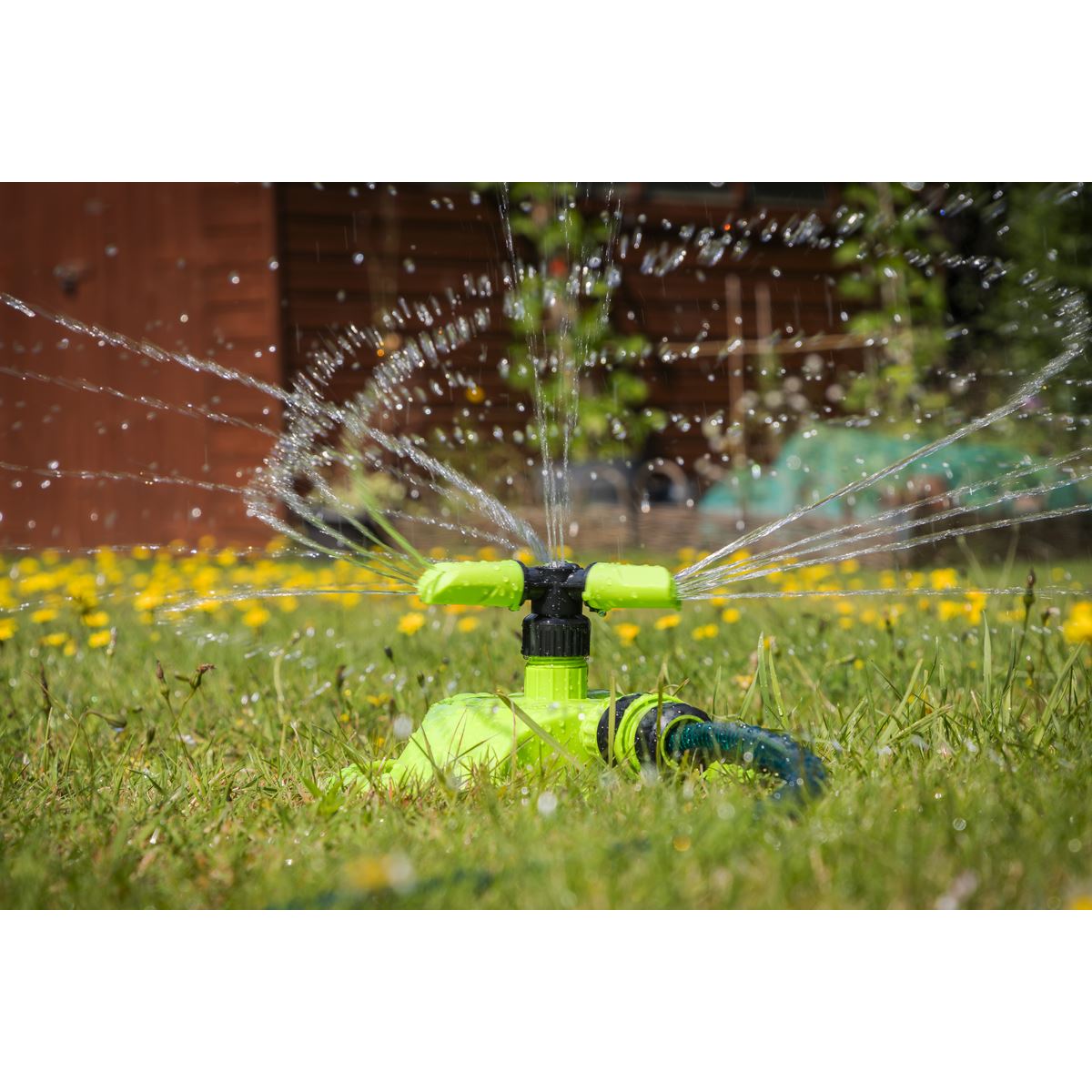 Sealey Adjustable Rotating Garden Sprinkler 3-Arm JS2023