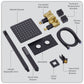Baridi Concealed Thermostatic Shower Set 20 x 20cm Square Head & Hand Shower