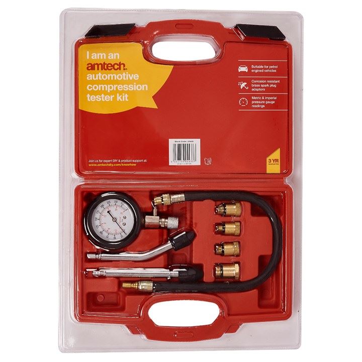 Automotive Tester Kit Gauge Pro Petrol Valve Engine Compression Timing Cylinder